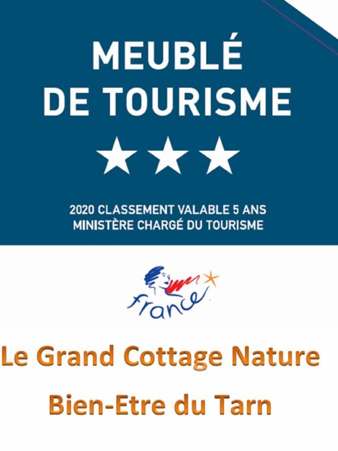Le Grand Cottage Nature Piscine Chauffee Privee Du Tarn Entre Toulouse Et Albi & Les Cottages Du Tarn Peyrole Exterior foto
